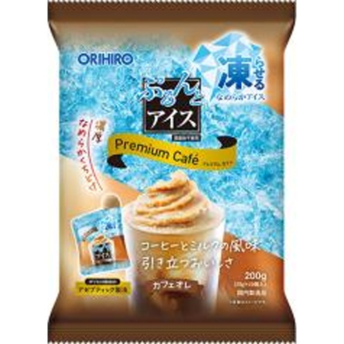 ぷるんとアイス プレミアムカフェカフェオレ１０個 □お取り寄せ品 【購入入数１２個】