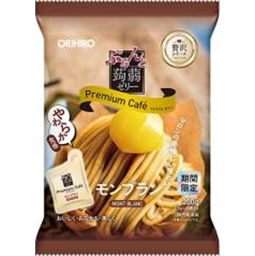 オリヒロプランデュ ぷるんと蒟蒻ゼリーカフェモンブラン１０個  【購入入数１２個】