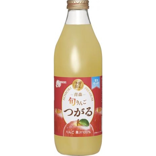 サンパック 旬りんご つがる瓶１０００ｍｌ 【今月の特売 飲料水】 □お取り寄せ品 【購入入数６個】
