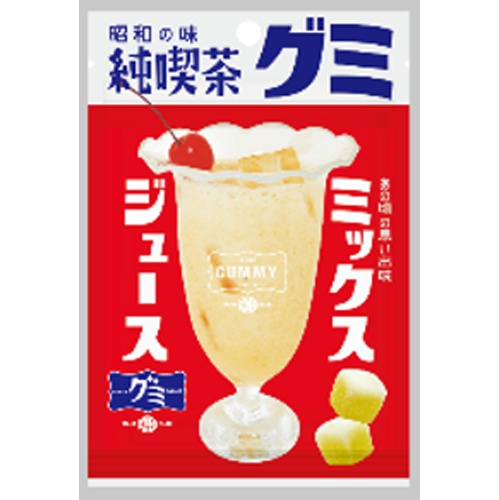 純喫茶グミ ミックスジュース ４０ｇ 【新商品 3/11 発売】 □お取り寄せ品 【購入入数８０個】