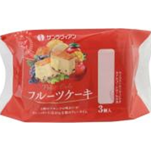 アッシュフードエンターテイメント フルーツケーキ ３個 △ 【購入入数１２個】