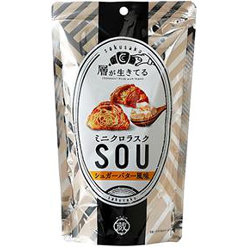 リノ 蔵屋ミニクロラスク シュガーバター風味６０ｇ □お取り寄せ品 【購入入数１２０個】