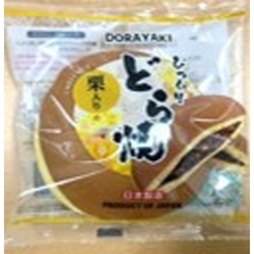 ケイエス びっくり栗入りどら焼き輸出用１個 □お取り寄せ品 【購入入数８０個】