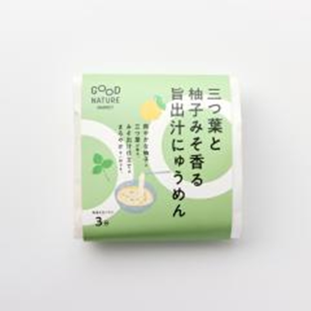 ビオスタイル 三つ葉柚子みそ旨出汁にゅうめん 【新商品 10/17 発売】 □お取り寄せ品 【購入入数30個】