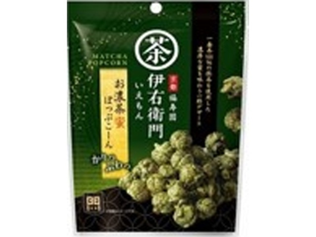 モントワール 伊右衛門お濃茶蜜ぽっぷこーん ３４ｇ △ 【購入入数１２個】