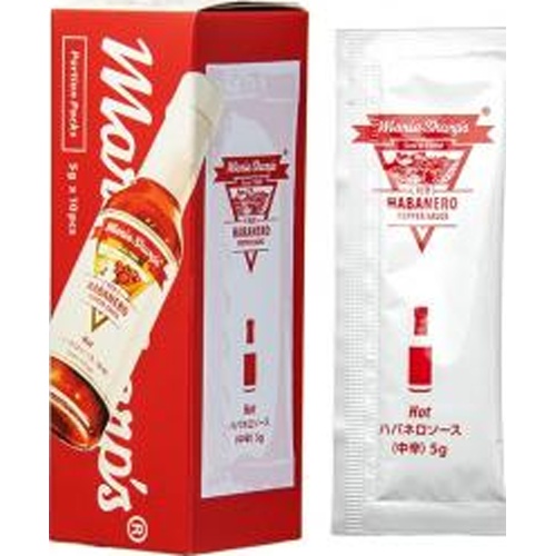 マリー ハバネロソース５ｇ小袋ホット（中辛）１０入 【新商品 3/22 発売】 □お取り寄せ品 【購入入数１０個】