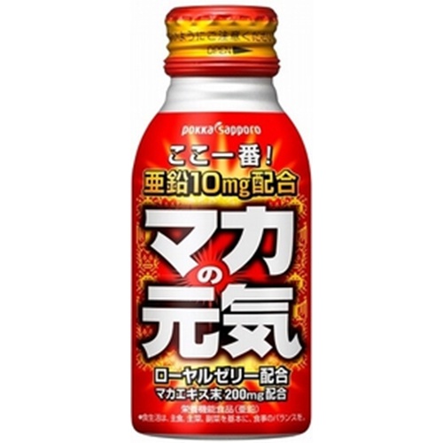 ポッカサッポロフード マカの元気ドリンク Ｂ缶１００ｍｌ △ 【購入入数６個】