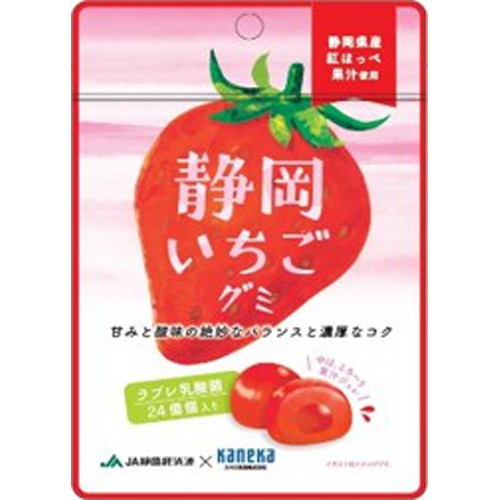 カネカ 静岡いちごグミ ラブレ乳酸菌入４０ｇ 【新商品 3/12 発売】  【購入入数１０個】