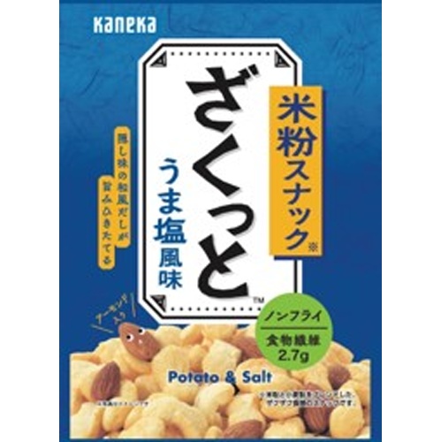 カネカ 米粉スナック うま塩風味３５ｇ 【今月の特売 菓子】 □お取り寄せ品 【購入入数４８個】