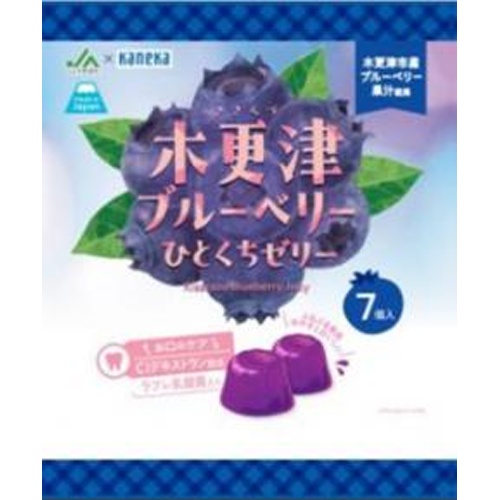 カネカ 木更津ブルーベリーひとくちゼリー７個 □お取り寄せ品 【購入入数２０個】