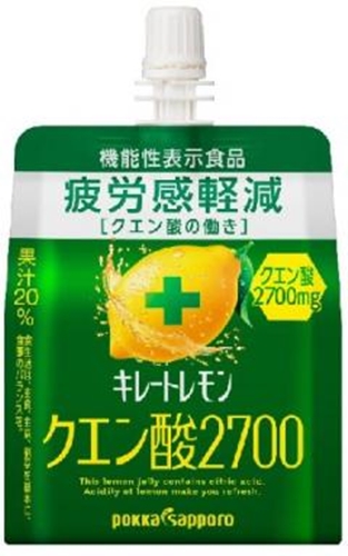 ポッカサッポロフード キレートレモンクエン酸ゼリー １６５ｇ △ 【購入入数３０個】