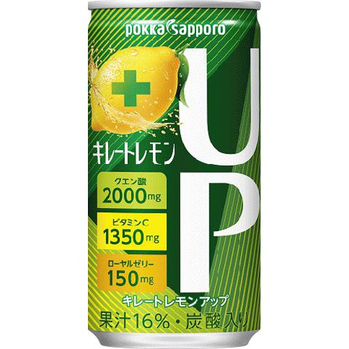 ポッカサッポロフード キレートレモンＵＰ 缶１８５ｍｌ 【今月の特売 飲料水】 △ 【購入入数３０個】