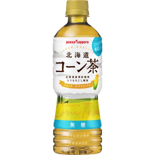 ポッカサッポロフード 北海道コーン茶 Ｐ５２５ｍｌ 【今月の特売 飲料水】 □お取り寄せ品 【購入入数２４個】