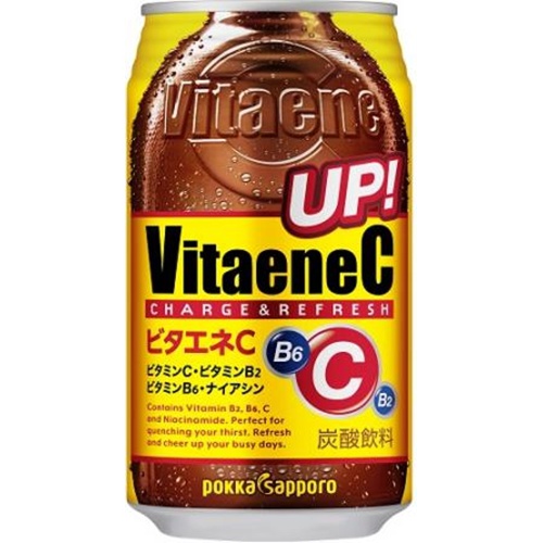 ポッカサッポロフード ビタエネＣ 缶３５０ｍｌ 【今月の特売 飲料水】 △ 【購入入数２４個】
