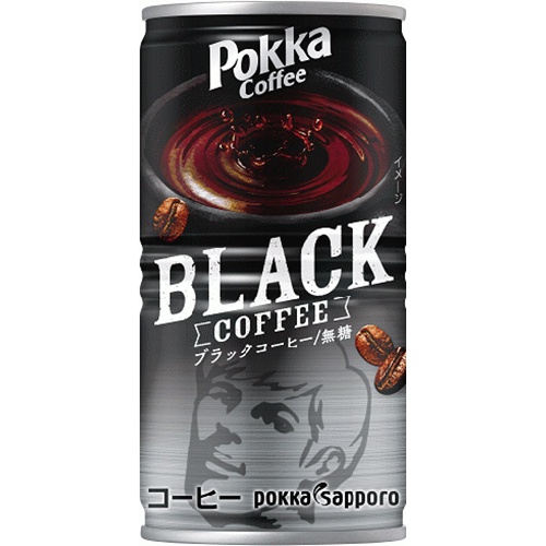 ポッカサッポロフード コーヒーブラック 缶１８５ｇ 【今月の特売 飲料水】 【購入入数３０個】