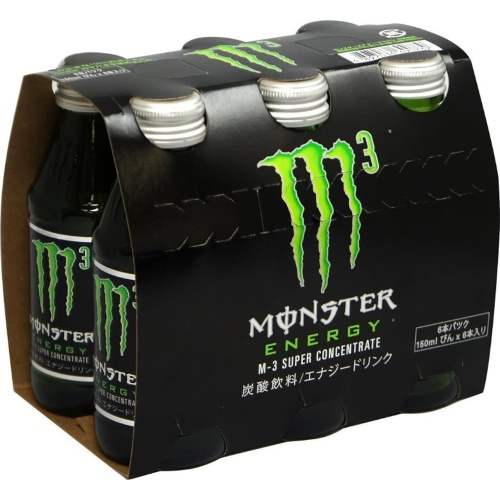 ｱｻﾋ ﾓﾝｽﾀｰｴﾅｼﾞｰM3瓶150ml(手売り)6缶パック □お取り寄せ品 【購入入数２４個】