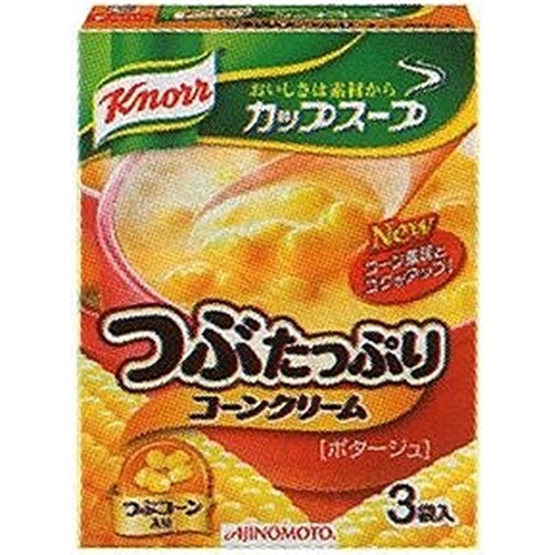 クノール つぶたっぷりコーンクリーム ３袋 △ 【購入入数１０個】