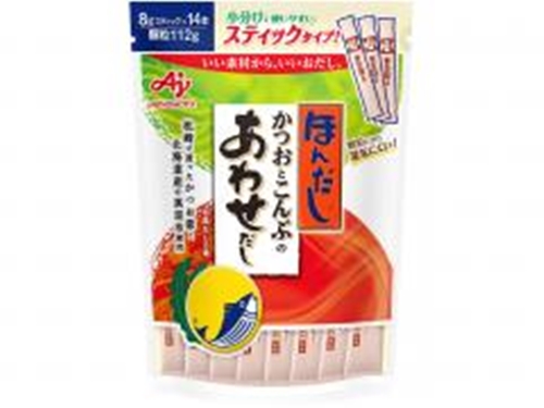 味の素 ほんだし かつおとこんぶ８ｇ×１４本 □お取り寄せ品 【購入入数２０個】