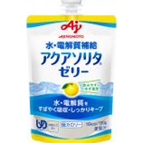 味の素 アクアソリタゼリー ゆず風味１３０ｇ 【新商品 3/19 発売】 □お取り寄せ品 【購入入数２４個】