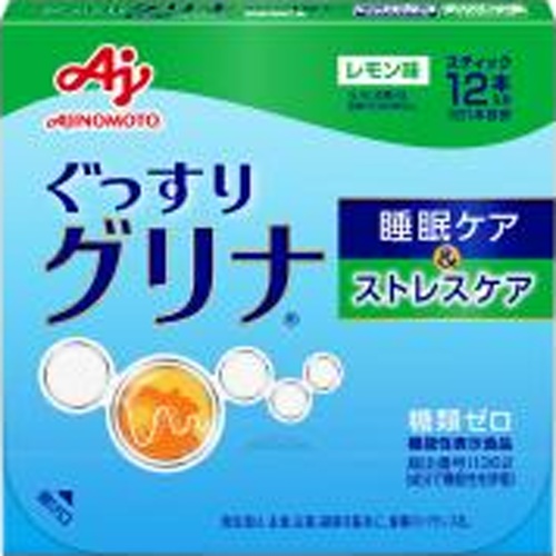 味の素 グリナ睡眠ケア＆ストレスケア １２本入箱 △ 【購入入数１８個】