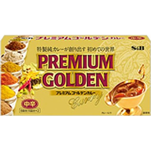 Ｓ＆Ｂ プレミアムゴールデンカレー中辛 １６０ｇ □お取り寄せ品 【購入入数６０個】