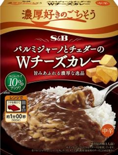 Ｓ＆Ｂ 濃厚好きのＷチーズカレー中辛 【今月の特売 インスタント】 □お取り寄せ品 【購入入数３６個】