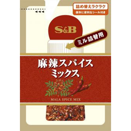 Ｓ＆Ｂ 袋入り麻辣スパイスミックス 詰替５．６ｇ □お取り寄せ品 【購入入数６０個】