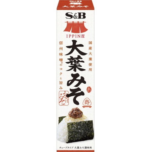 Ｓ＆Ｂ ＩＰＰＩＮ屋 大葉みそ３８ｇ △ 【購入入数１０個】