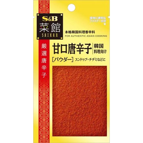 Ｓ＆Ｂ 菜館 甘口唐辛子（パウダー）１５ｇ □お取り寄せ品 【購入入数６０個】