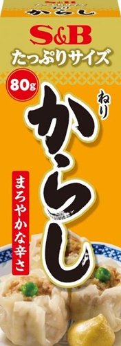Ｓ＆Ｂ たっぷりサイズ ねりからし８０ｇ 【新商品 9/1 発売】 □お取り寄せ品 【購入入数４０個】