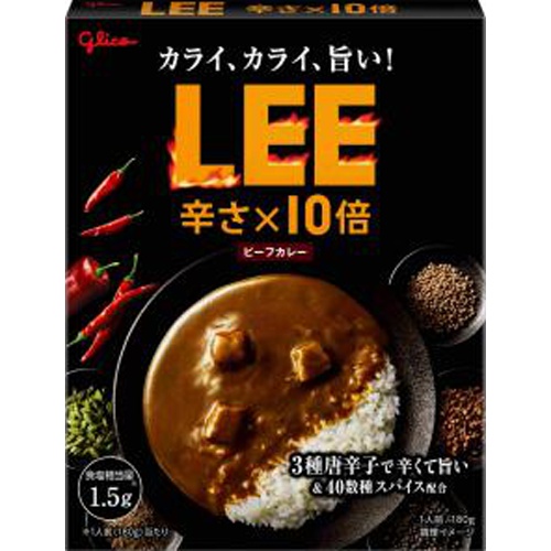 グリコ ビーフカレーＬＥＥ 辛さ１０倍１８０ｇ □お取り寄せ品 【購入入数６０個】