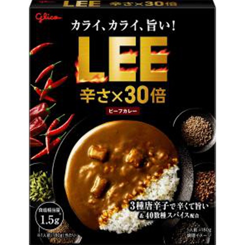 グリコ ビーフカレーＬＥＥ 辛さ３０倍１８０ｇ □お取り寄せ品 【購入入数６０個】