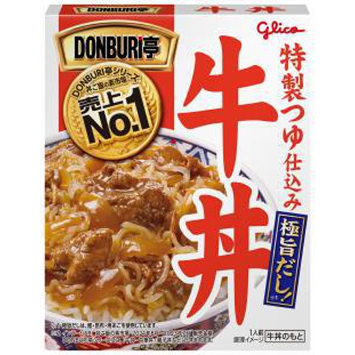 グリコ ＤＯＮＢＵＲＩ亭 牛丼１６０ｇ △ 【購入入数１０個】