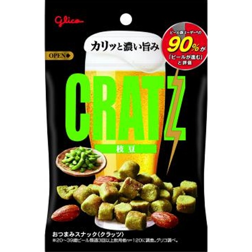 グリコ クラッツ 枝豆４２ｇ △ 【購入入数１２個】