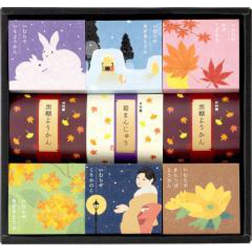 井村屋 和菓子の彩ＷＩＲ－１５ □お取り寄せ品 【購入入数５個】（包装紙は付いておりません）