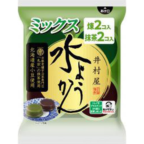 井村屋 袋入水ようかん ミックス４個 □お取り寄せ品 【購入入数１０個】