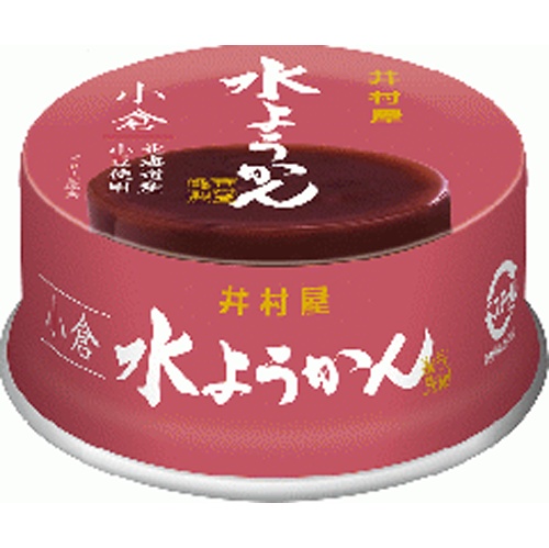 井村屋 缶水ようかん 小倉８３ｇ △ 【購入入数３２個】