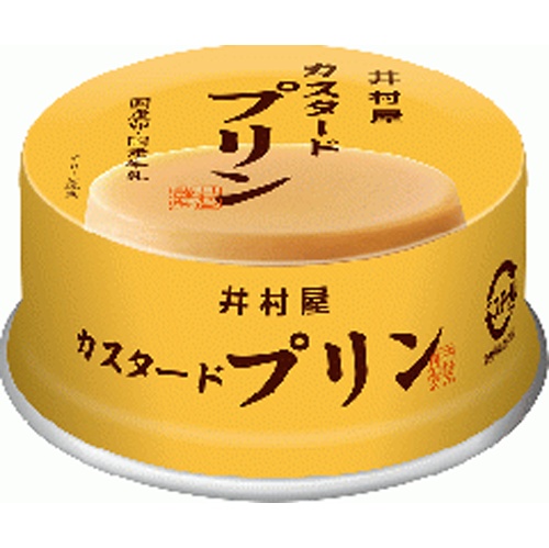井村屋 缶カスタードプリン ７５ｇ □お取り寄せ品 【購入入数３２個】