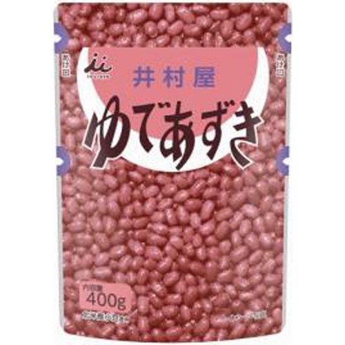 井村屋 パウチゆであずき ４００ｇ □お取り寄せ品 【購入入数１０個】