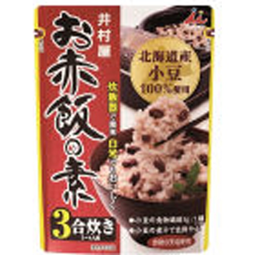 井村屋 お赤飯の素３合炊き ２３０ｇ 【今月の特売 インスタント】 □お取り寄せ品 【購入入数２４個】