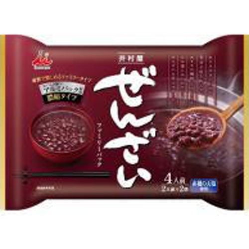 井村屋 ぜんざいファミリーパック４００ｇ □お取り寄せ品 【購入入数１２個】