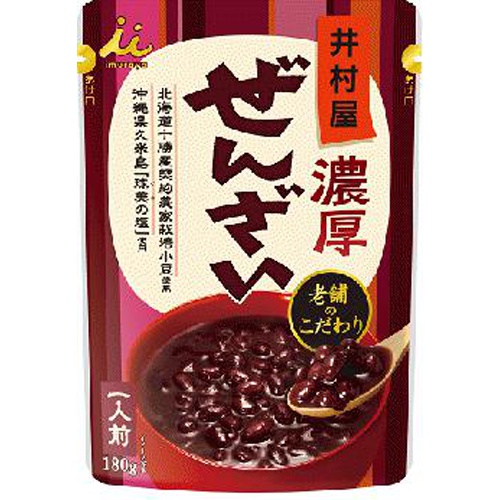 井村屋 濃厚ぜんざい １８０ｇ □お取り寄せ品 【購入入数３０個】