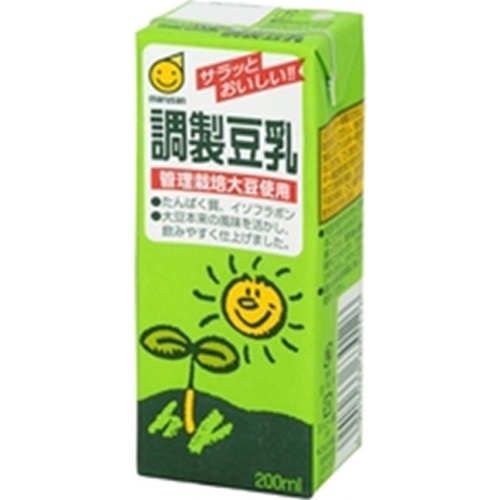 マルサン 調整豆乳 紙２００ｍｌ □お取り寄せ品 【購入入数２４個】