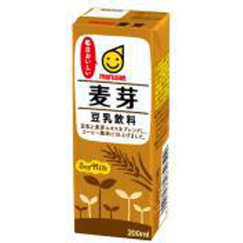 マルサン 豆乳飲料 麦芽２００ｍｌ □お取り寄せ品 【購入入数２４個】
