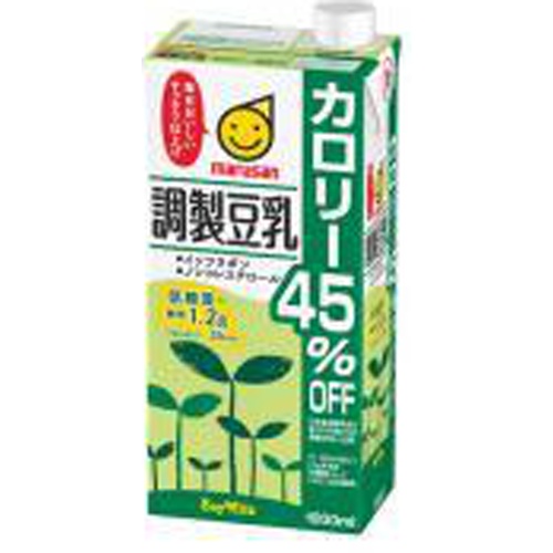 マルサン 調整豆乳カロリー４５％オフ １Ｌ △ 【購入入数６個】
