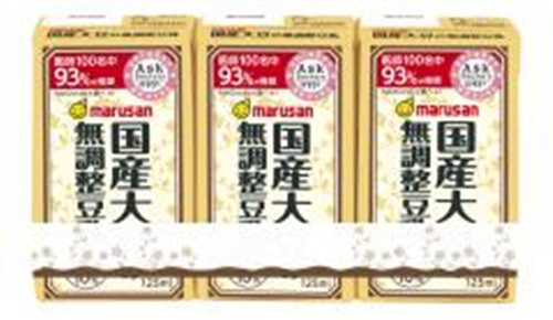 マルサン 濃厚１０％国産大豆の無調整豆乳３本パック 【新商品 9/1 発売】 □お取り寄せ品 【購入入数８個】