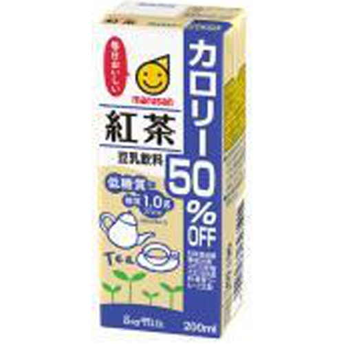 マルサン 豆乳飲料紅茶カロリー５０％オフ２００ｍｌ □お取り寄せ品 【購入入数２４個】
