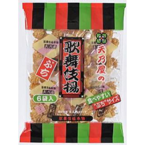 天乃屋 ぷち歌舞伎揚 ９０ｇ 【今月の特売 菓子】 □お取り寄せ品 【購入入数１２個】