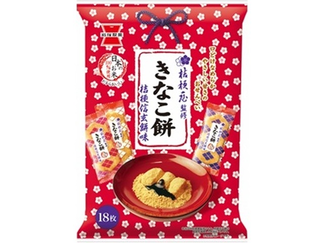 岩塚製菓 きなこ餅桔梗信玄餅味１８枚 □お取り寄せ品 【購入入数１２個】