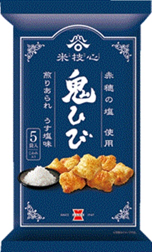 岩塚製菓 鬼ひびうす塩味 １１６ｇ 【新商品 6/23 発売】 □お取り寄せ品 【購入入数１２個】